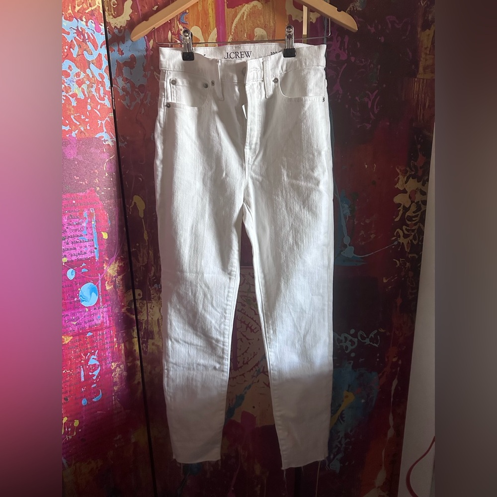 J. Crew Women's Skinny Jeans in Crisp White